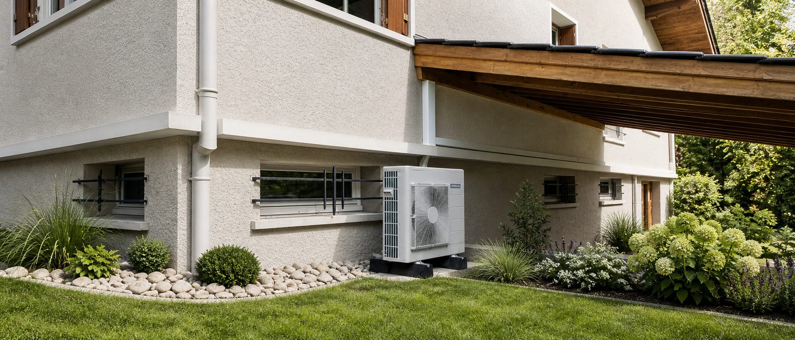 Pompe à chaleur installée par Easy Calo à Trévoux